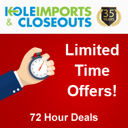 Limited Time Offers - 72 Hour Deals at Kole Imports. 