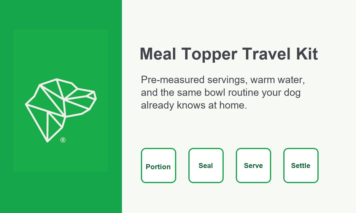 When a Dog Stops Eating on Holiday, a Better Topper Can Help